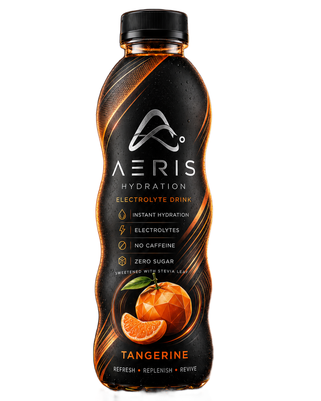 Aeris Hydration Tangerine bottle