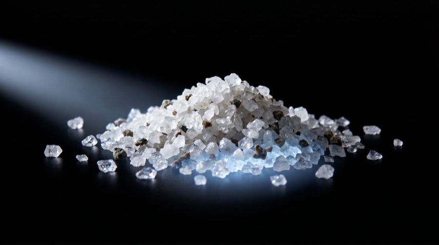 Sea salt crystals, the electrolyte salts in Aeris